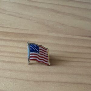 Antique Vintage American Flag Lapel Pin